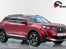 Elixir red Used 2021 Peugeot 2008 Allure Premium SUV | £11,990 (Fair price)