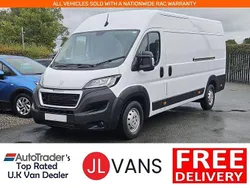 White Used 2022 Peugeot Boxer Van | £12,975 (A bit pricey)