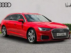 Red Used 2022 Audi A6 S-Line Estate | £32,445 (Expensive)
