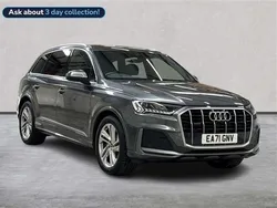 Grey Used 2021 Audi Q7 S-Line SUV | £38,321 (A bit pricey)