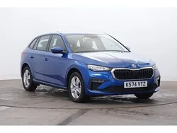 Race blue metallic Used 2024 Skoda Scala SE Hatchback | £17,915 (Fair price)