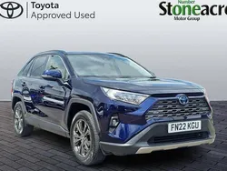 Blue Used 2022 Toyota RAV4 Hybrid Design SUV | £27,000 (Good price)