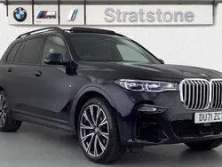 Black Used 2021 BMW X7 M Sport SUV | £54,690 (Expensive)