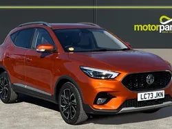 Hoxton orange metallic Used 2023 MG ZS Exclusive Sedan | £14,500 (Fair price)