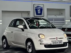 White Used 2014 Fiat 500 Lounge Hatchback | £2,499 (Good price)
