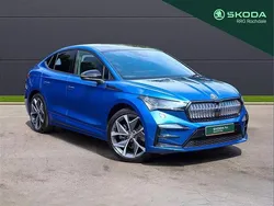 Blue Used 2024 Skoda Enyaq iV vRS SUV | £33,900 (Fair price)