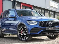 Blue Used 2022 Mercedes GLC300 AMG line SUV | £33,995 (Fair price)