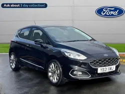 Black Used 2021 Ford Fiesta Vignale Hatchback | £11,999 (Fair price)