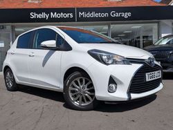 White Used 2016 Toyota Yaris Hatchback | £9,250 (A bit pricey)
