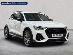 White Used 2025 Audi Q3 Black Edition SUV | £34,432 (Fair price)