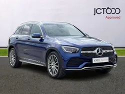 Blue Used 2019 Mercedes GLC220 AMG Line Premium SUV | £23,500 (Fair price)