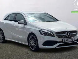 White Used 2018 Mercedes A180 AMG Line Premium Hatchback | £13,999 (Fair price)