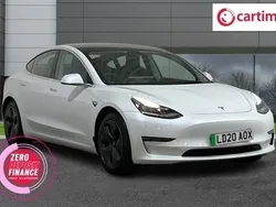 White Used 2020 Tesla Model 3 Long Range Sedan | £16,901 (Expensive)