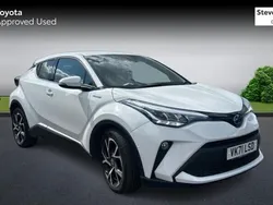 White Used 2021 Toyota C-HR Design SUV | £19,030 (Fair price)