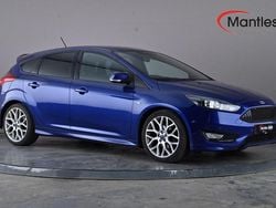 Blue Used 2017 Ford Focus ST-Line Hatchback | £7,295 (Good price)
