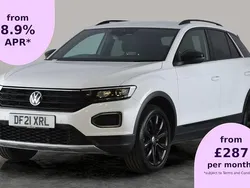 White Used 2021 VW T-Roc Black Edition SUV | £20,044 (Fair price)