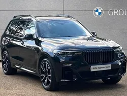 Black Used 2021 BMW X7 M Sport SUV | £48,995 (Fair price)