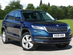 Blue Used 2018 Skoda Kodiaq SUV | £18,485 (Fair price)