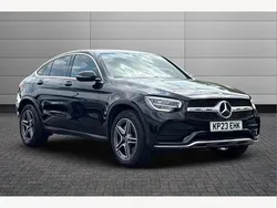 Black Used 2023 Mercedes GLC300e AMG line Coupe | £35,990 (Super price)