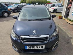 Blue Used 2016 Peugeot 108 Allure Hatchback | £7,495 (A bit pricey)