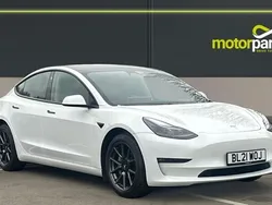 White Used 2021 Tesla Model 3 Long Range Sedan | £22,450 (Expensive)