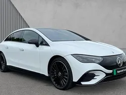 White Used 2025 Mercedes EQE350 AMG line Sedan | £54,890 (Super price)