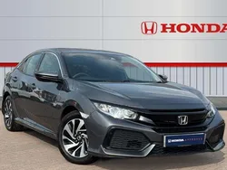 Grey Used 2017 Honda Civic SE Hatchback | £9,245 (Fair price)