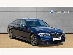 Blue Used 2020 BMW 520 M Sport Sedan | £22,995 (Fair price)