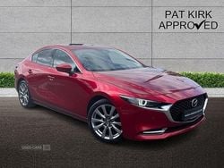 Red Used 2021 Mazda 3 Inclusive Sedan | £13,995 (Fair price)