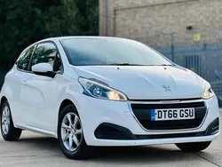 White Used 2017 Peugeot 208 Active Hatchback | £2,495 (Fair price)