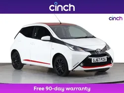White Used 2017 Toyota Aygo x-press Hatchback | £8,099 (Fair price)
