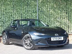 Black Used 2018 Mazda MX5 Inclusive Cabriolet | £15,998 (Fair price)