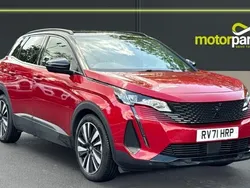 Red Used 2022 Peugeot 3008 GTi Hatchback | £21,000 (Fair price)