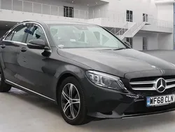 Black Used 2018 Mercedes C200 Premium Sedan | £14,599 (Fair price)