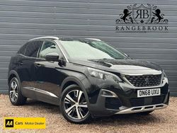 Black Used 2018 Peugeot 3008 GT-line SUV | £9,799 (Fair price)