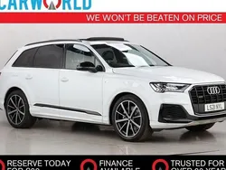 White Used 2021 Audi Q7 Black Edition SUV | £32,014 (Good price)