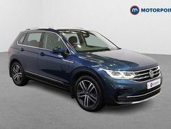 Blue Used 2021 VW Tiguan Elegance SUV | £20,299 (Good price)