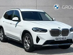 White Used 2023 BMW X3 xLine SUV | £37,395 (Fair price)