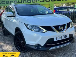 White Used 2014 Nissan Qashqai Tekna SUV | £7,600 (Fair price)
