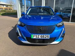 Blue Used 2021 Peugeot e-2008 Allure Premium SUV | £14,495 (Fair price)
