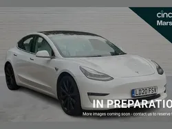 White Used 2020 Tesla Model 3 Performance Sedan | £18,320 (Good price)