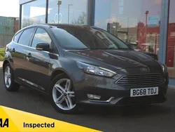 Grey Used 2018 Ford Focus Titanium Hatchback | £10,675 (Fair price)