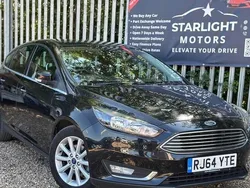 Black Used 2015 Ford Focus Titanium Hatchback | £6,399 (Fair price)