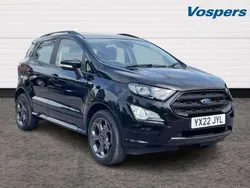 Black Used 2022 Ford Ecosport ST-Line SUV | £15,000 (Fair price)