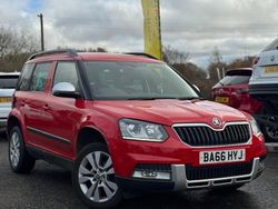Red Used 2017 Skoda Yeti SE L SUV | £9,995 (Fair price)