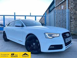 White Used 2013 Audi A5 Sportback S-Line Hatchback | £6,999 (A bit pricey)
