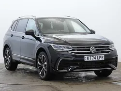 Black New 2025 VW Tiguan Allspace R-line SUV | £40,888 (A bit pricey)