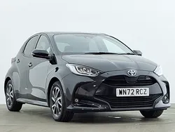 Black Used 2022 Toyota Yaris Hybrid Design Hatchback | £16,498 (Fair price)