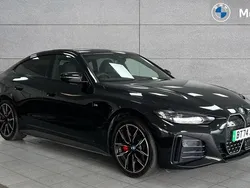 Black sapphire Used 2024 BMW i4 M Sport Sedan | £40,967 (Fair price)