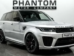 Silver Used 2019 Land Rover Range Rover Sport SVR SUV | £43,490 (Fair price)